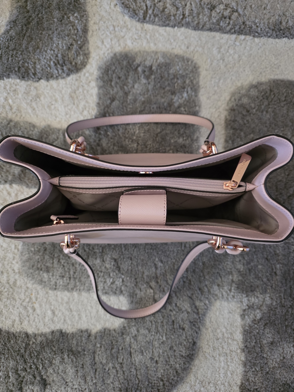 Michael Kors Blush Pink Saffiano Leather Tote - Picture 3 of 7
